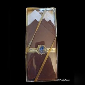 Vintage Springmaid Goldenweve Embroidered Handkerchiefs 2pk White & Brown